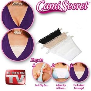 FREE WITH BUNDLE Cami Secrete Snap on Mock Camis